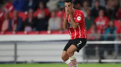 Eran Zahavi, de PSV, en partido de playoffs.