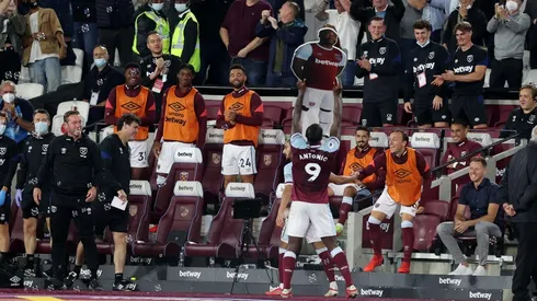 Michail Antonio se convirtió en el máximo goleador de West Ham en la Premier League.