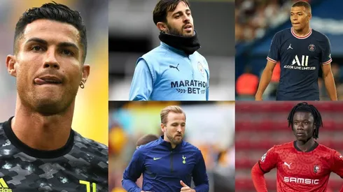 Cristiano Ronaldo, Kylian Mbappé, Harry Kane y algunos cracks que todavía pueden traspasados en este mercado.
