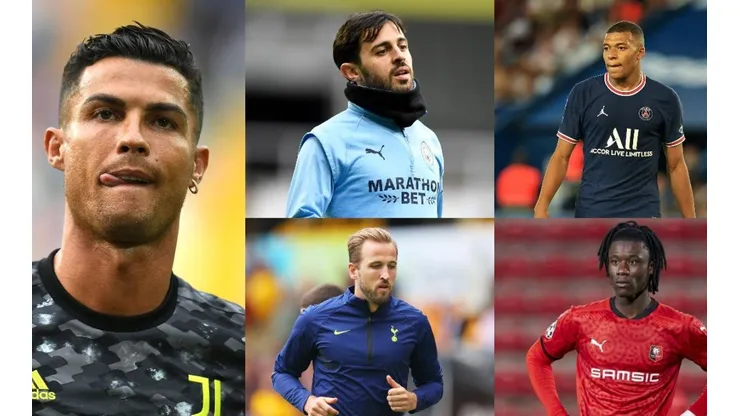 Cristiano Ronaldo, Kylian Mbappé, Harry Kane y algunos cracks que todavía pueden traspasados en este mercado.
