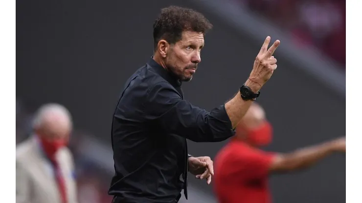 Diego Pablo Simeone, entrenador del Atlético de Madrid.