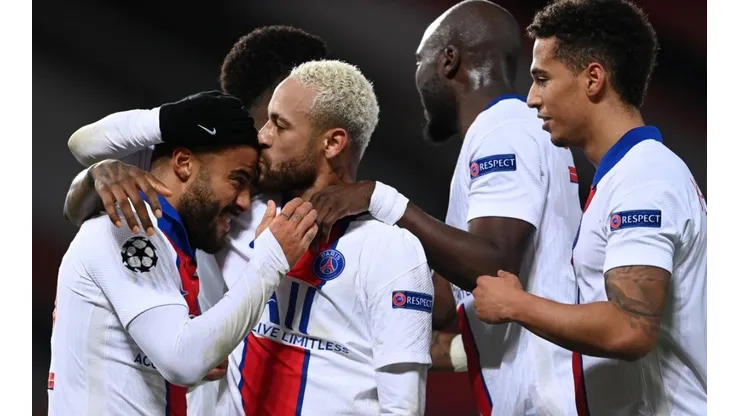Jugadores del PSG.