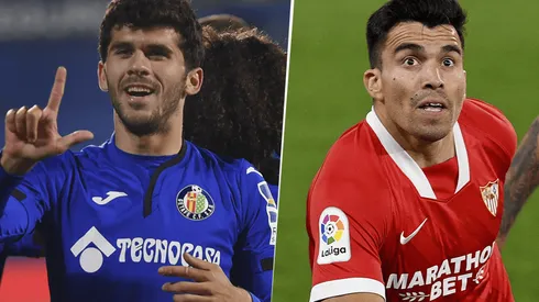 Getafe vs. Sevilla por La Liga de España. (Fotos: Getty Images).
