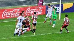 Imagen del partido entre Maldonado y Boston River.