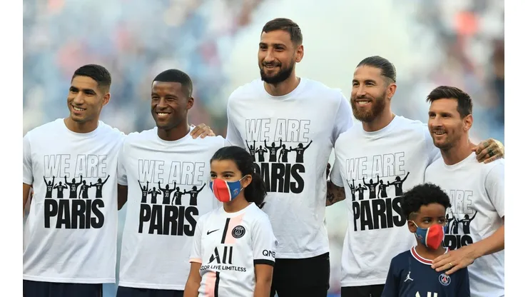Hakimi, Wijnaldum, Donnarumma, Ramos y Messi: las nuevas estrellas de PSG.