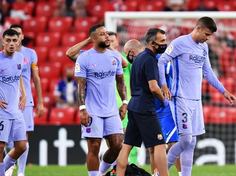 Barça confirmó la lesión de Piqué