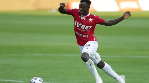 Yaw Yeboah, delantero de Wisla Cracovia.