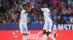 Vinicius marcó dos de los tantos de Real Madrid.