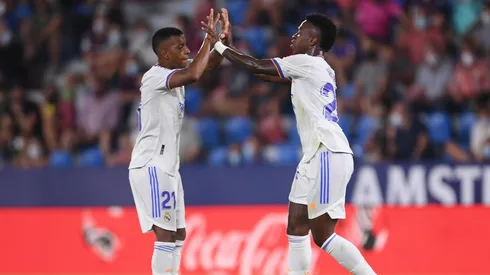 Vinicius marcó dos de los tantos de Real Madrid.