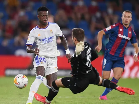 Minuto no apto para cardíacos: golazo de Vinicius y expulsión de Aitor