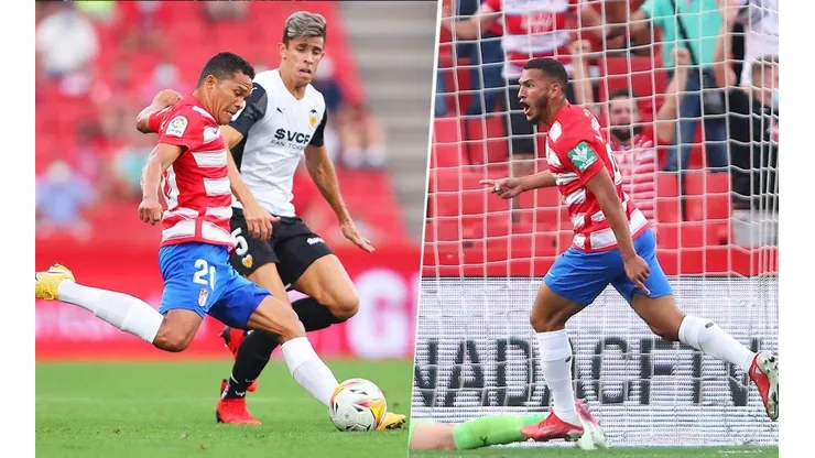 Carlos Bacca y Luis Suárez, de Granada.