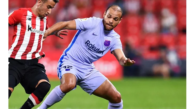 Acción de juego de Martin Braithwaite.