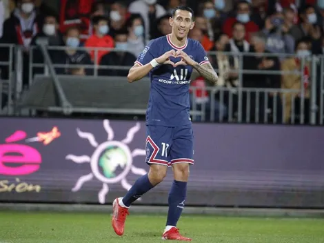 Un ‘Ángel’ salvador: Di María le dio la victoria a PSG sobre Brest