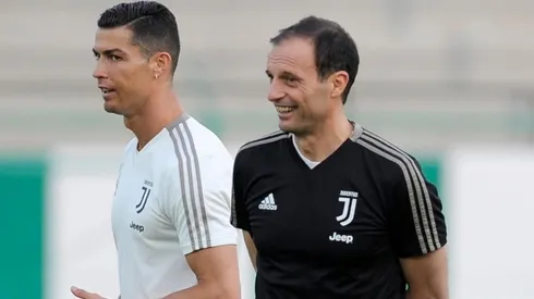 Massimiliano Allegri no duda de la continuidad de Cristiano Ronaldo en Juventus.
