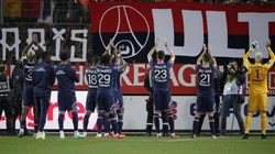 PSG en festejo de su triunfo.