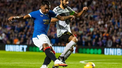 Alfredo Morelos, delantero colombiano que marcó gol.