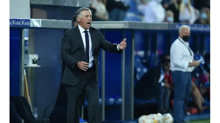 Carlo Ancelotti, entrenador de Real Madrid.