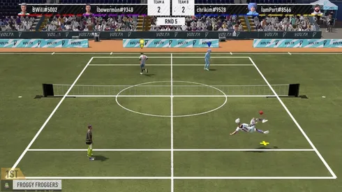 FIFA 22 presenta Volta Arcade, una colección de minijuegos incluyendo fútbol-tenis