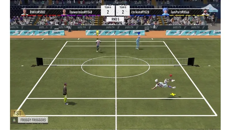 FIFA 22 presenta Volta Arcade, una colección de minijuegos incluyendo fútbol-tenis