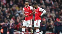 Aubameyang y Lacazette no estuvieron en la caída ante Brentford.