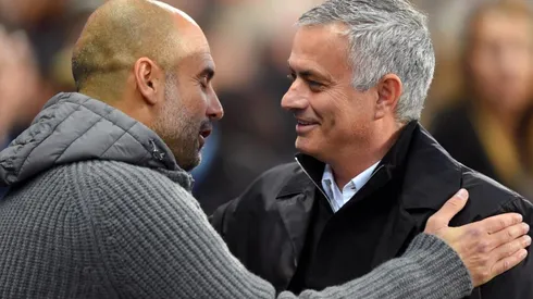 Pep Guardiola y José Mourinho.