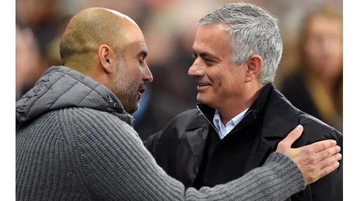 Pep Guardiola y José Mourinho.