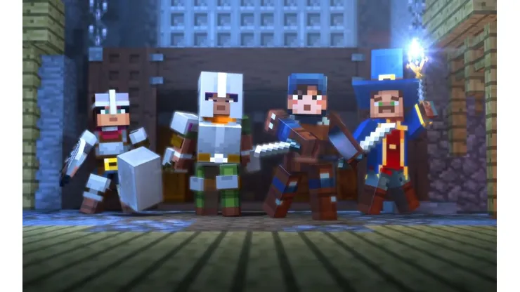 Minecraft Dungeons ya se puede jugar gratis en Nintendo Switch