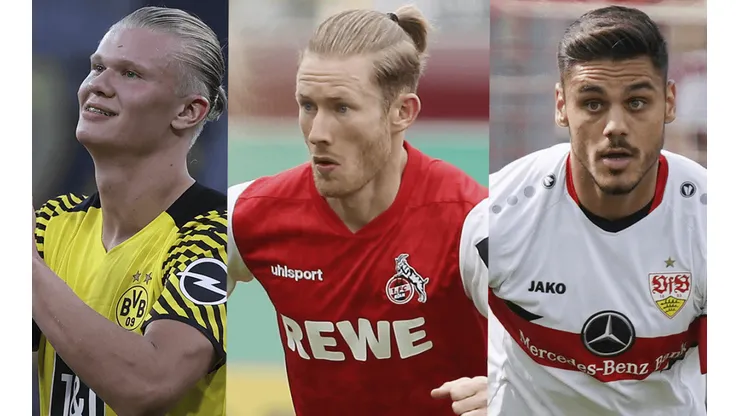 Tabla de goleadores de la Bundesliga de Alemania. (Fotos: Getty Images).
