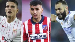 Tabla de goleadores de La Liga de España. (Fotos: Getty Images).