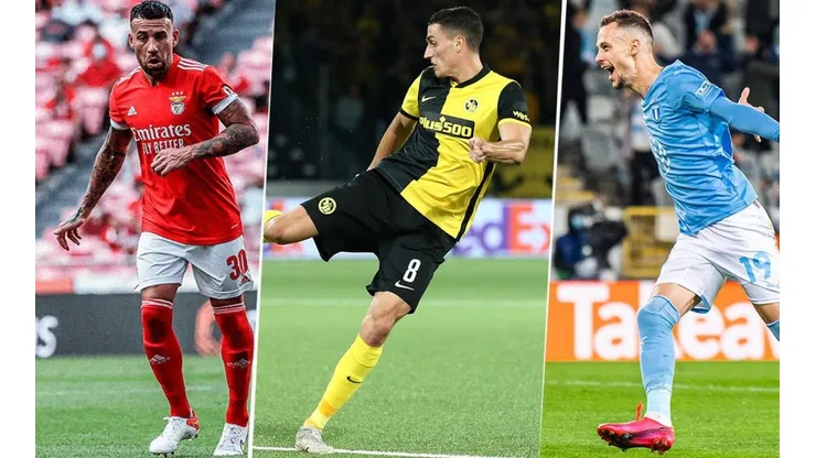 Benfica, Young Boys y Malmo; equipos triunfadores, este miércoles.