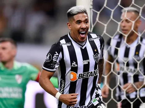 Acrobático gol de Matías Zaracho para adelantar a Atlético Mineiro sobre River
