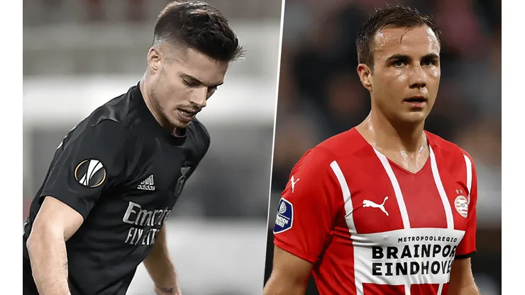 Benfica vs. PSV Eindhoven. (Fotos: Getty Images).