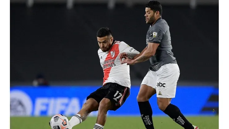 Díaz y Hulk, de River y Mineiro, respectivamente.
