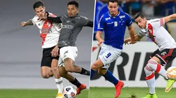 River Plate contra Cruzeiro y Atlético Mineiro.