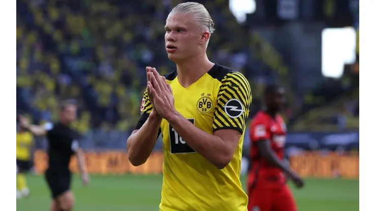 Erling Haaland, delantero del Borussia Dortmund.