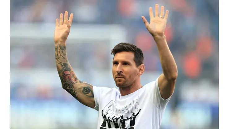 Lionel Messi durante su primer encuentro en Paris como jugador del PSG.