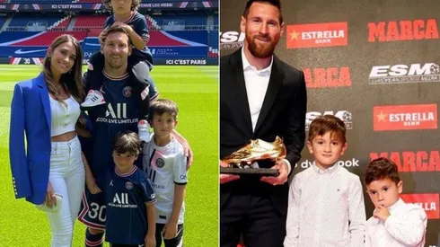Entre los hijos de Lionel Messi, Thiago va camino a ser su 'heredero'.