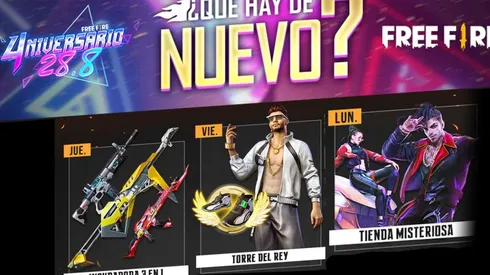 Free Fire presenta su nueva Agenda Semanal ¡Regresa la Tienda Misteriosa!