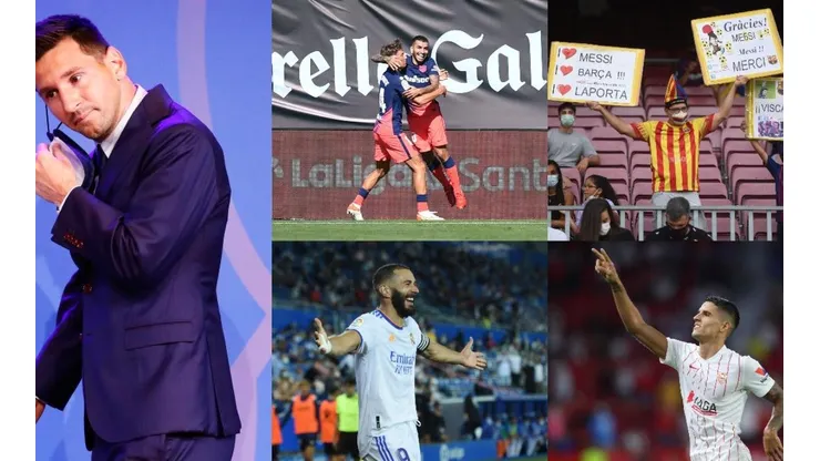 La primera LaLiga post Messi y algunos de sus momentos más destacados en la primera jornada.