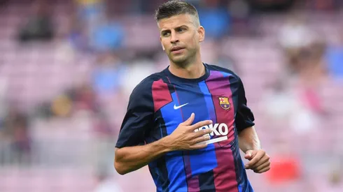 Gerard Piqué, el autor del primer gol de Barcelona este domingo.