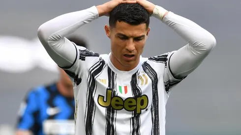 Cristiano Ronaldo durante un encuentro con Juventus.