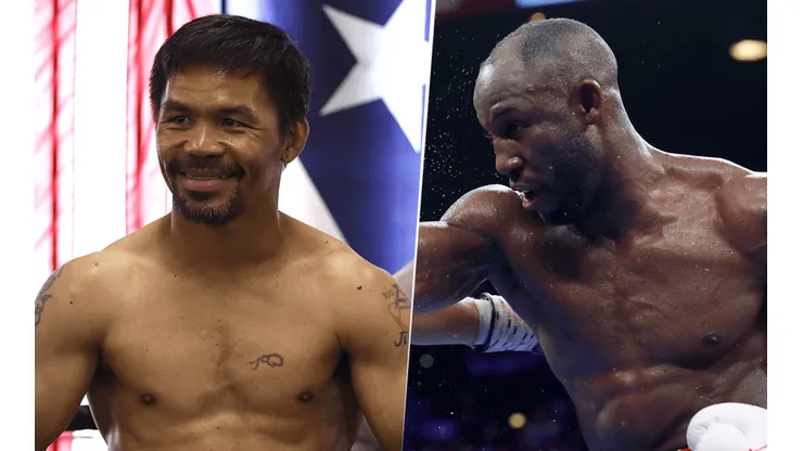 Manny Pacquiao vs. Yordenis Ugás. (Fotos: Getty Images).