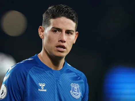 James Rodríguez, aislado por Covid