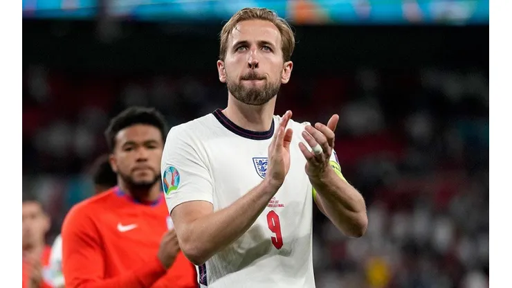 Harry Kane con Inglatera.
