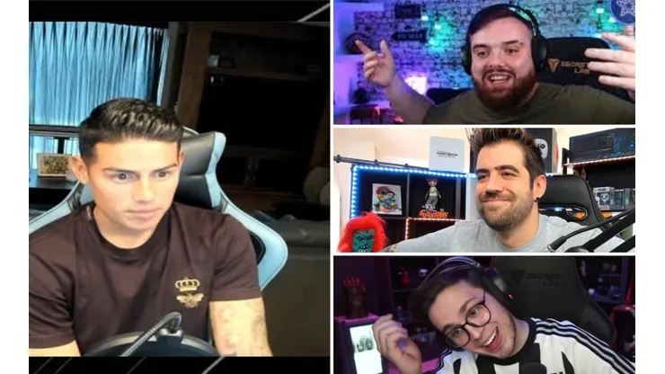 James jugó Fall Guys con Ibai, Auronplay y Juansguarnizo y los invitó de fiesta a Medellín