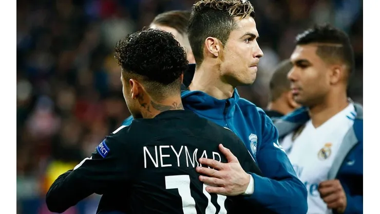 Cristiano Ronaldo y Neymar, jugador de PSG.