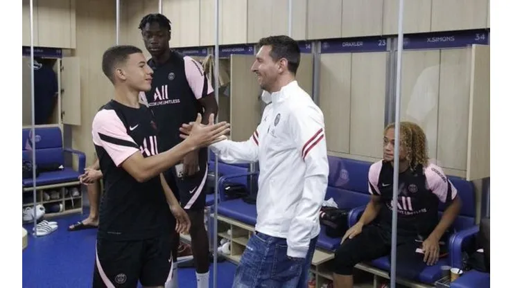 ¿Quién es Ismael Gharbi, la promesa del PSG que ya debutó y se codea con Lionel Messi? (Instagram personal de Ismael Gharbi)