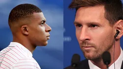 Kylian Mbappé y Lionel Messi, jugadores del PSG.