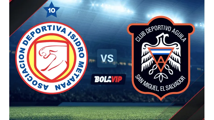 Isidro Metapán vs. Águila por la Liga de El Salvador.