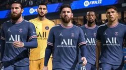 Primer vistazo a Messi con la camiseta del PSG en el FIFA 22